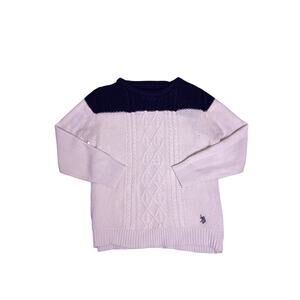 U.S. Polo Assn Vintage Sweater Womens Medium Preppy Classic Knit Pullover